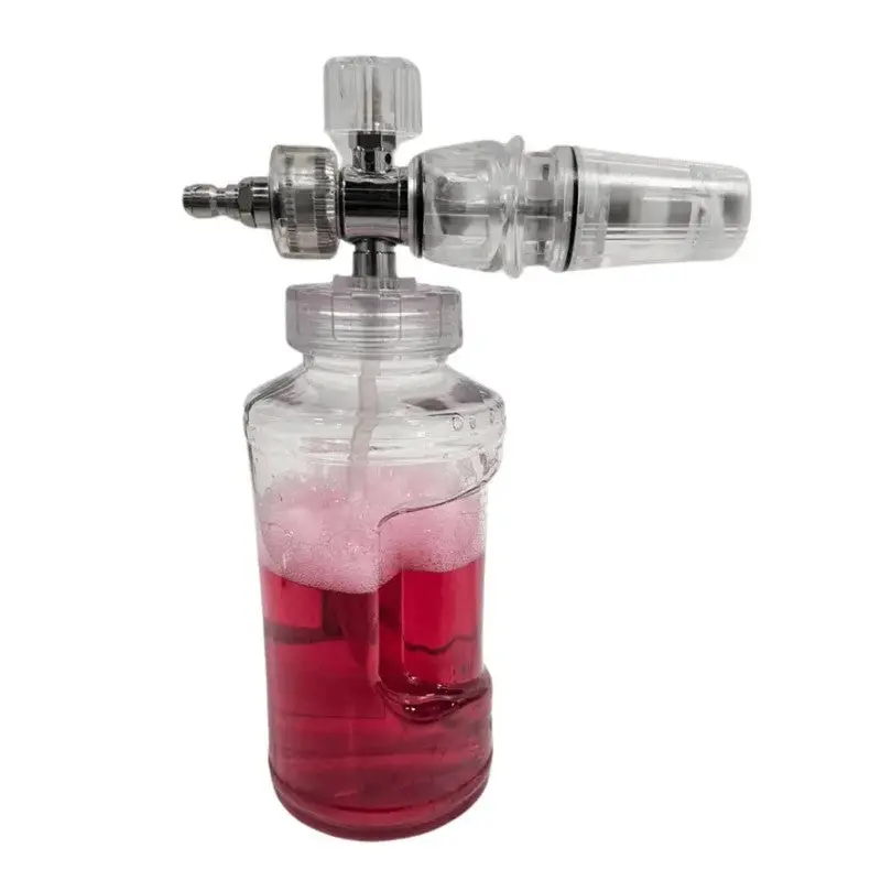 Transparent Foam Cannon For Premium Car Wash Applications 1
