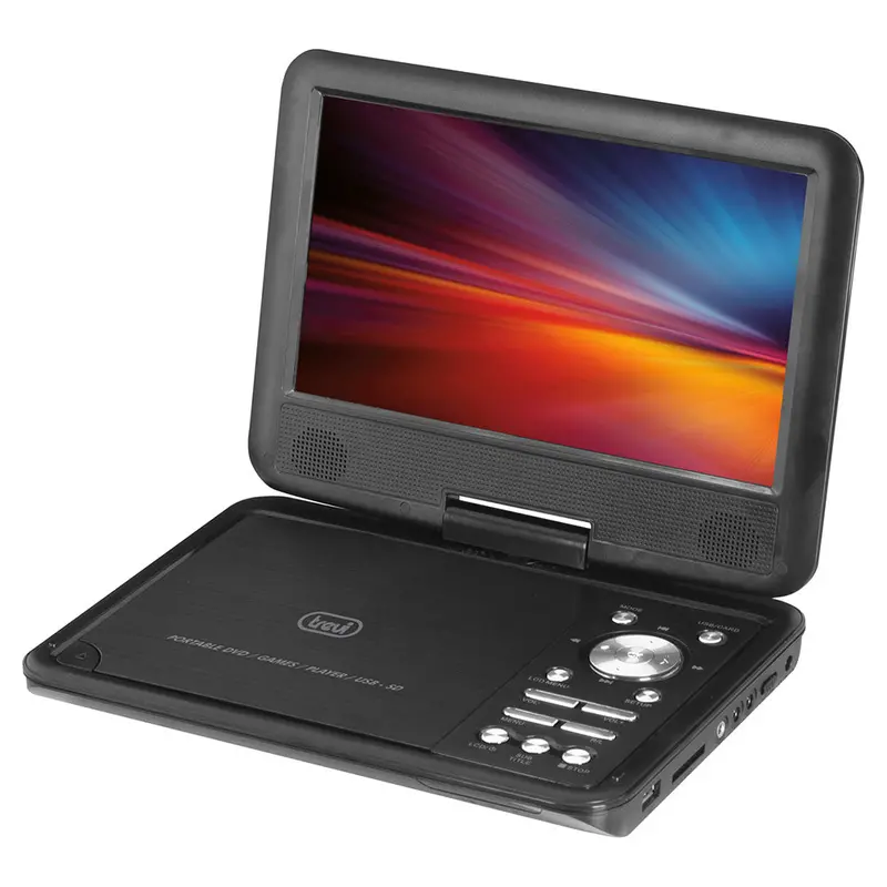 Trevi Pdx1409 S2 Portable Dvd Player With Screen – Sleek Black Model | 028378 1