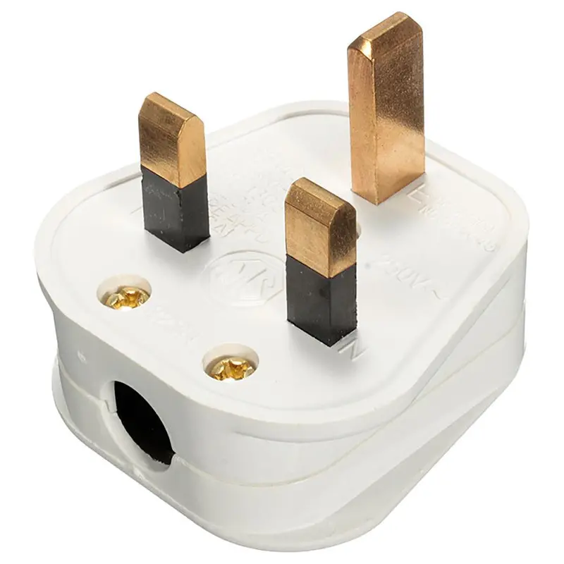 Uk Standard 13A Plug Adapter Set — Clean White Finish | 979086 1