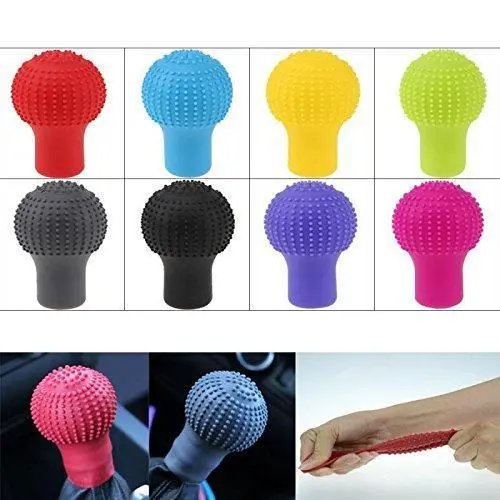 Universal Silicone Gear Shift Knob Cover – Anti-Scratch, Non-Slip Protective Sleeve For Manual Transmissions 1