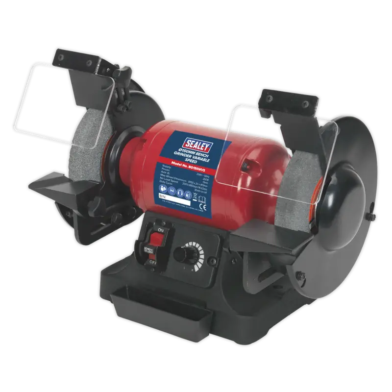 Variable-Speed 150Mm Bench Grinder – Adjustable Performance For Detail Work 1