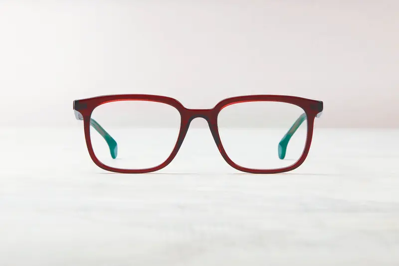 Vigo Eyeglasses In Ruby Reef Frame Color 1