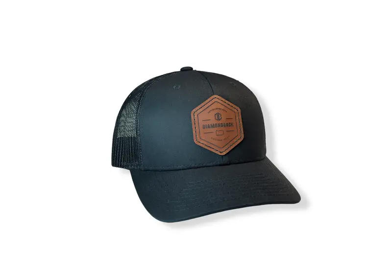 Vintage-Style Leather Seal Embroidered Trucker Hat 3