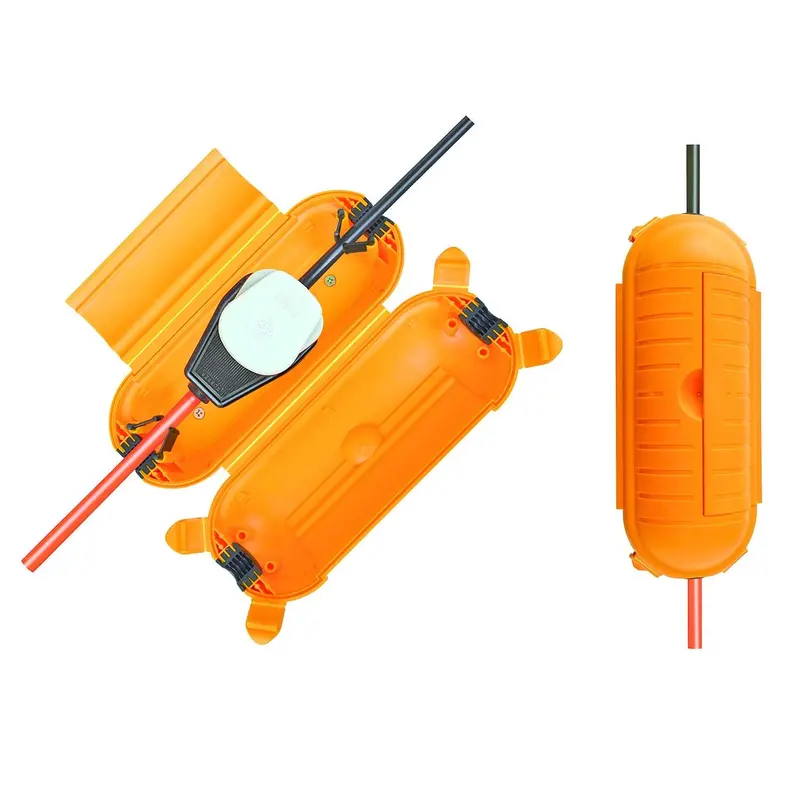 Weatherproof Indoor/Outdoor Plug & Socket Cover, 21 X 8.5 Cm – Vibrant Orange 1
