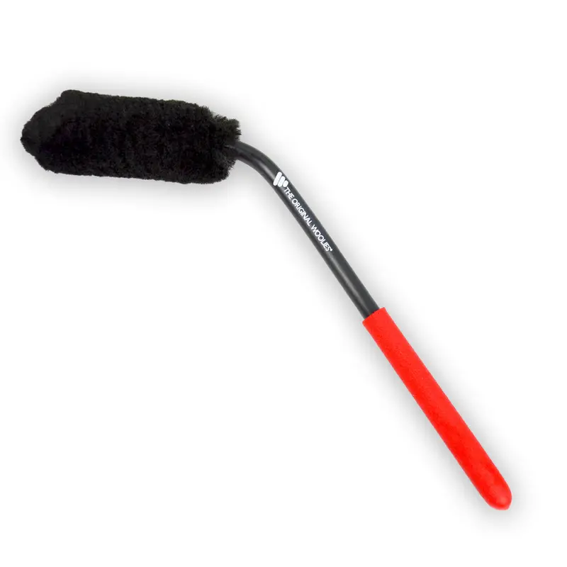 Wheel Woolie 12" Caliper & Spoke Detail Brush With Red Grip Handle 1