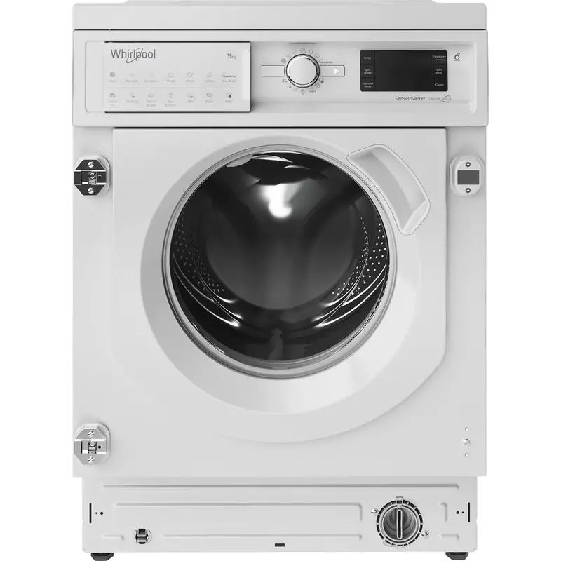 Whirlpool Biwmwg91485Uk 9 Kg Built-In Washing Machine – 1400 Rpm, Clean White 1