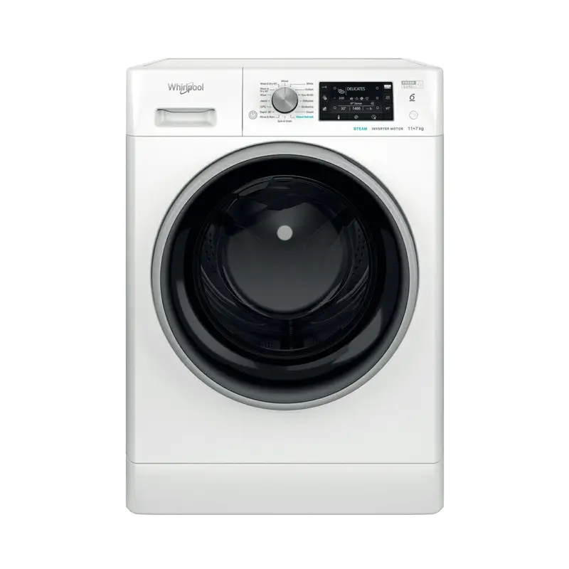 Whirlpool Ffwdd1174489Bsvuk Washer Dryer – 11Kg Wash / 7Kg Dry Freestanding Unit With 1351 Rpm Spin, White 1