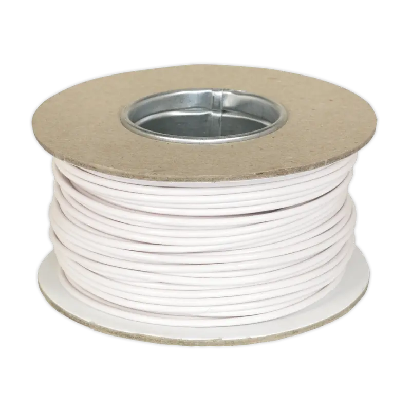 White 2Mm² Thin-Wall Automotive Cable – 50M Roll, 28-Strand 0.30Mm Conductor 1