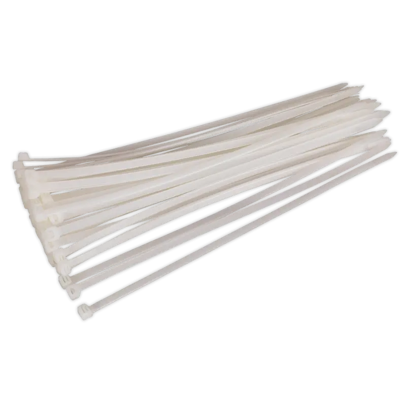 White Cable Tie – 350×7.6Mm, Pack Of 50 1