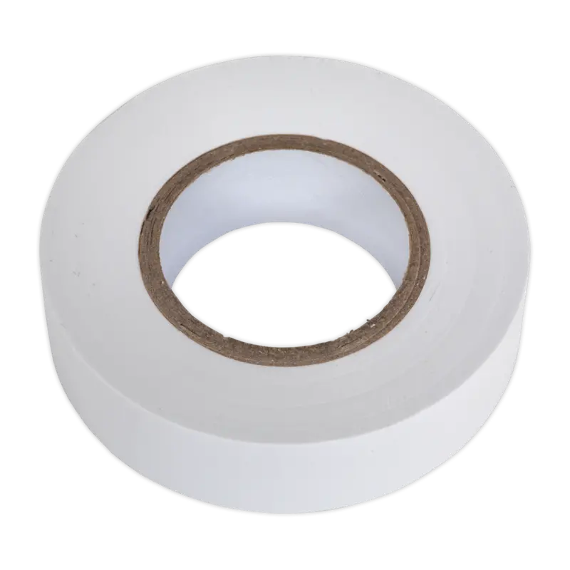 White Pvc Insulating Tape – 19Mm X 20M, Pack Of 10 1