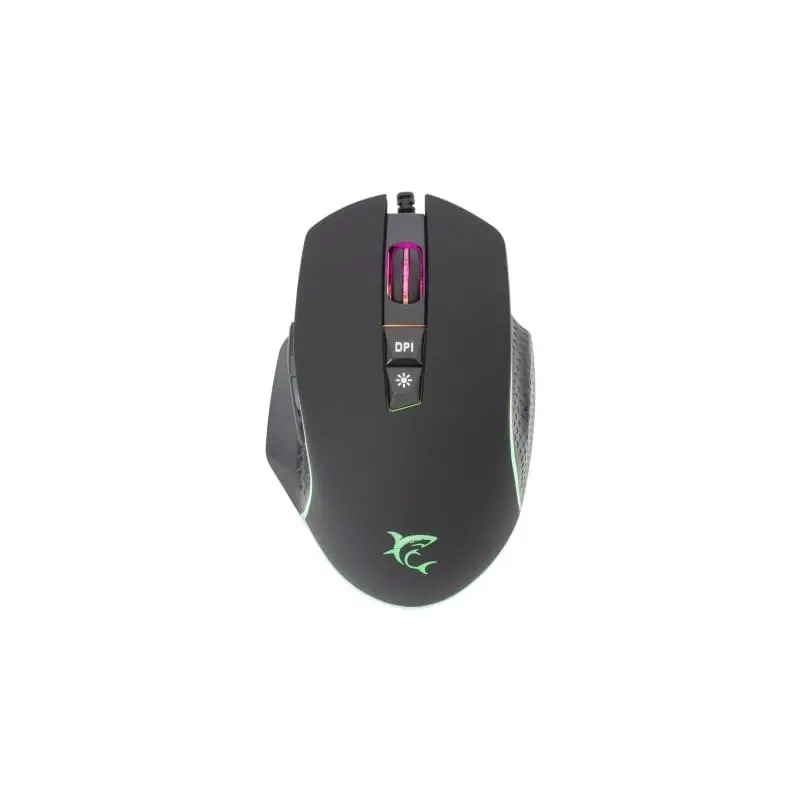 White Shark Gareth Ambidextrous Rgb Gaming Mouse – Matte Black 1