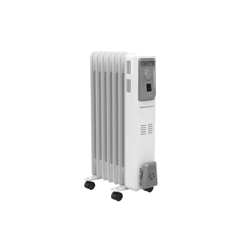 Winterwarm 1.5 Kw Oil-Filled Radiator With Thermostat & Timer – White | Wwn15 1