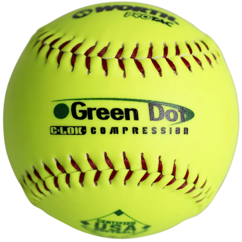 Worth Usa Hot Dot Synthetic Slowpitch Softballs – 11", 52/300 (Model Ahd11Sy) 1