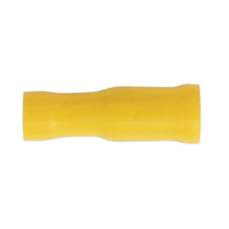 Yellow Female Quick-Disconnect Socket Terminal – 5Mm Tab, 100-Pack 1