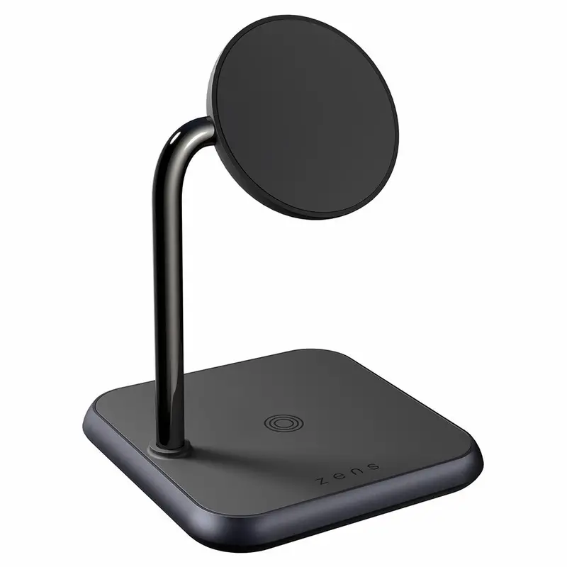 Zens Zedc19B/00 Magnetic 3-In-1 Wireless Charging Pad – Qi-Certified, Black 1