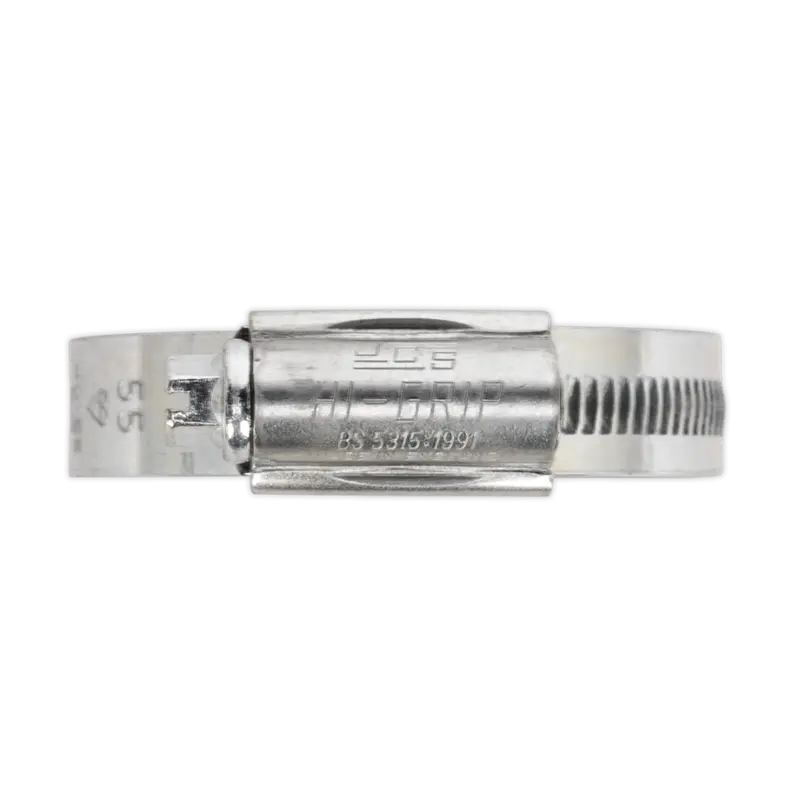 Zinc-Coated Hi-Grip® Hose Clip – 80–100 Mm (10-Pack) 1