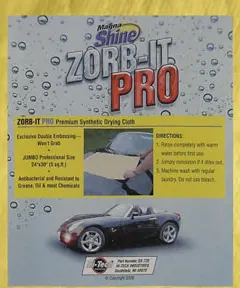 Zorb-It Pro Premium Synthetic Drying Towel 1