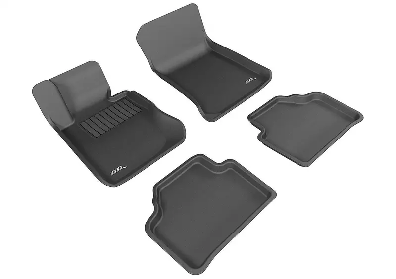 3D Maxpider Kagu Custom Floor Liners – Black, 4-Piece Set (Front & Rear) 1