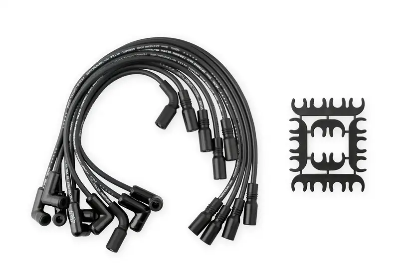 Accel Extreme 9000 Ceramic Spark Plug Wire Set – Black Jacket, 8Mm Diameter (9042Ck) 1
