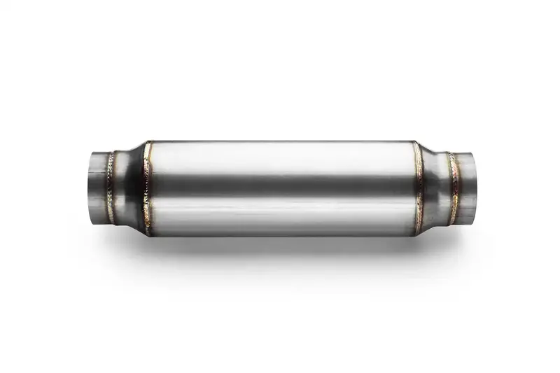 Aero Tr252 Stainless Steel Resonator – 13.5" Overall, 12.5" Body, 2.5" Inlet/Outlet, 3.5" Diameter 1