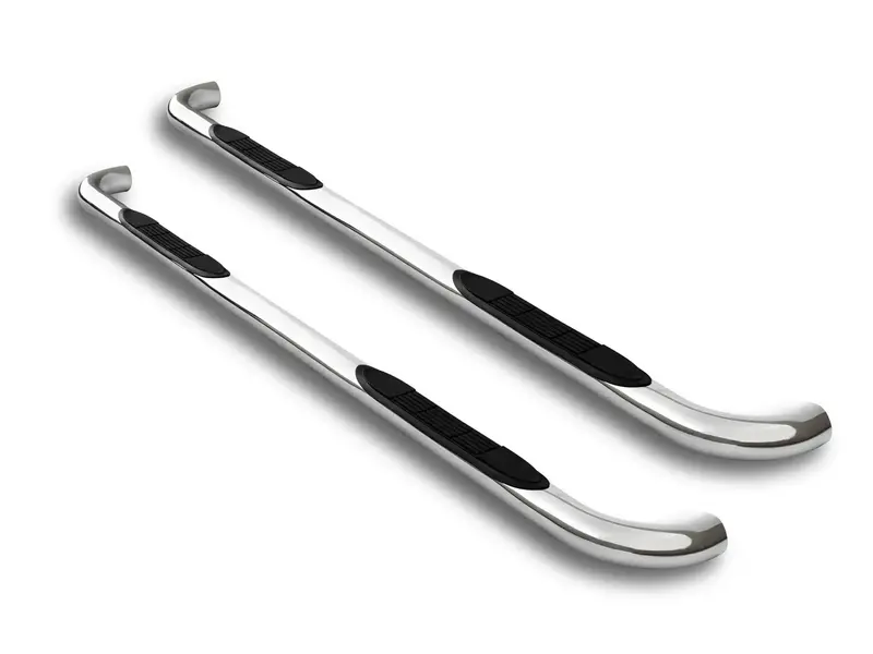 Armordillo Usa Polished Oval Side Steps – 4-Bar Design For 2009–2014 Dodge Ram 1500 Crew Cab 1