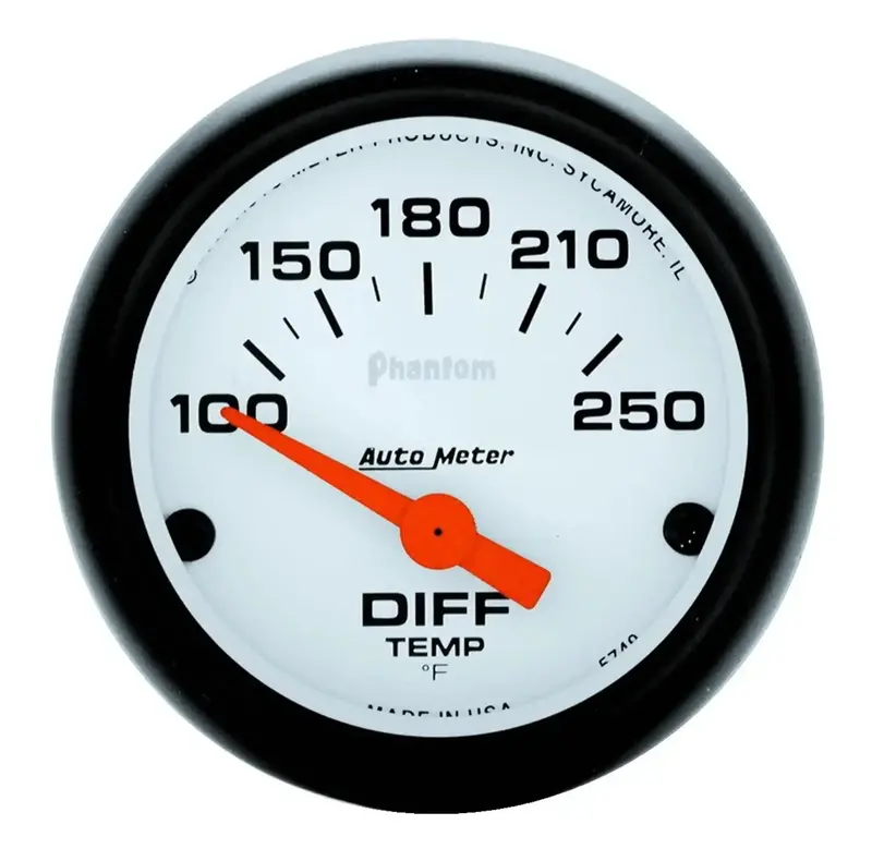 Autometer 5749 Mechanical Gauge With Traditional Perimeter Incandescent Lighting 1
