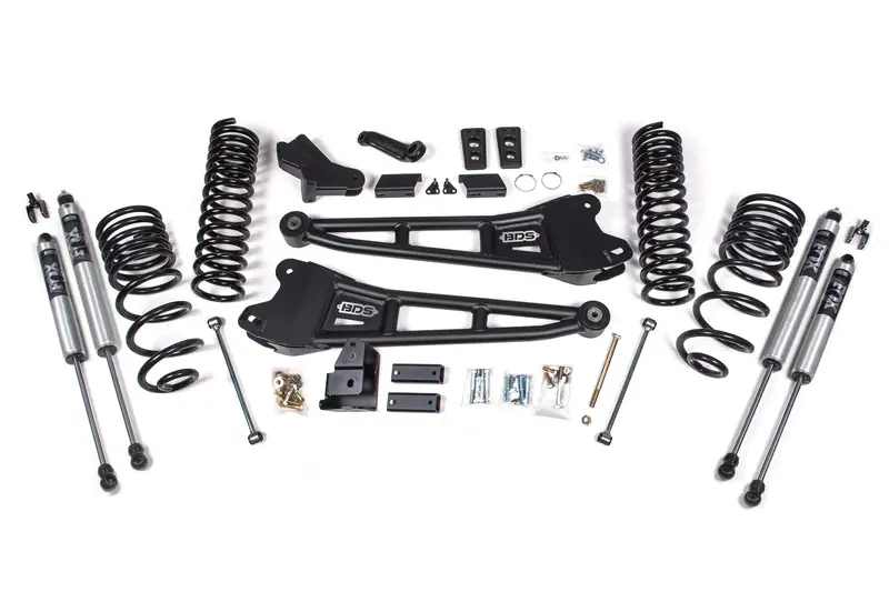 Bds Suspension Bds1763Fs 4-Inch Radius Arm Lift Kit For 2014–2018 Ram 2500 1