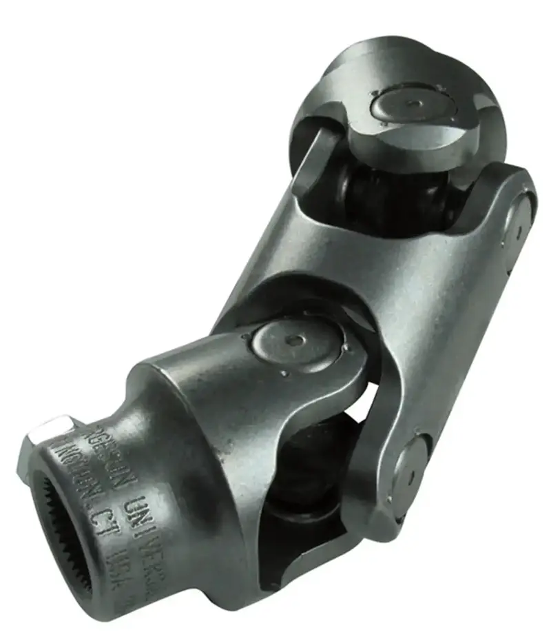 Borgeson 024928 Double-Steel Steering U-Joint: 3/4" Double-D With 11/16"-40 Splines 1