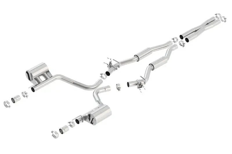 Borla S-Type Cat-Back Exhaust System – Stainless Steel, Aggressive Tone For Sedans And Coupes 1
