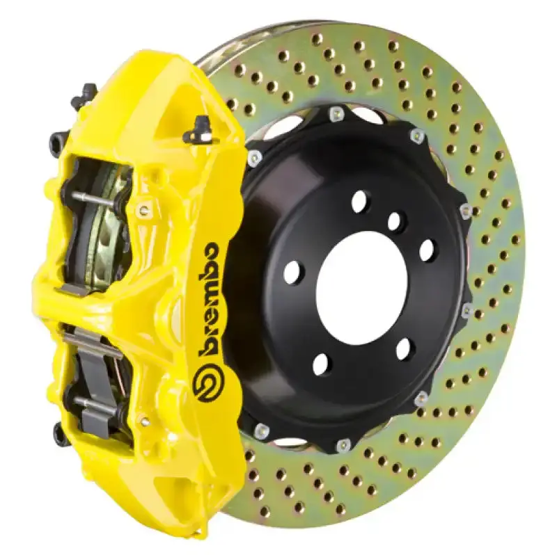 Brembo Front Gt Big Brake Kit – 355X32Mm Drilled Two-Piece Rotors & 6-Piston Calipers For Bmw 128I/135I (2008–2013) 1