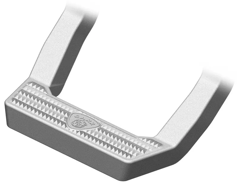 Carr 114034 Ld Step Assist/Side Xp4 Titanium Silver Powder Coat Pair 1