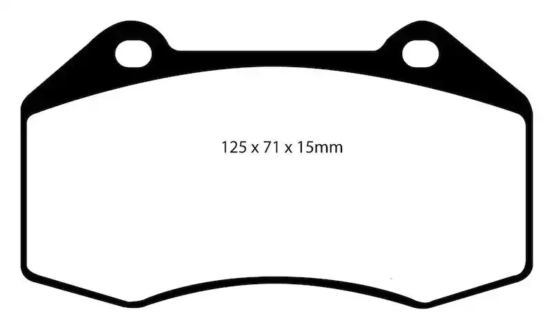 Ebc Yellowstuff High-Performance Brake Pads – Dp41539R For Chevrolet Applications 1