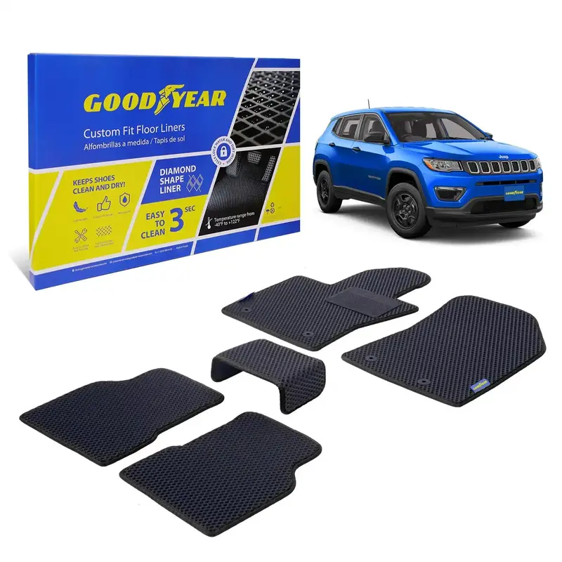 Goodyear Gy004132 Diamond-Tech Custom Floor Liners – Precision Fit & All-Weather Defense 1