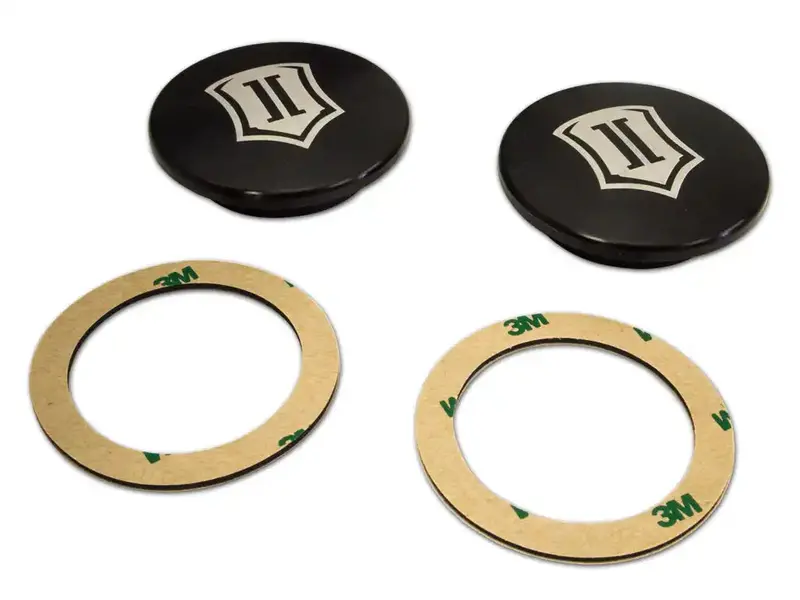 Icon Vehicle Dynamics Tubular Upper Control Arm Cap Set – Billet Aluminum, Part #191011 1