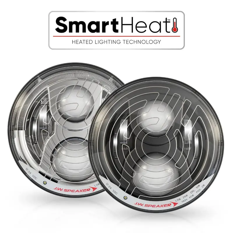 Jw Speaker 0556281 8700-Ev2 7-Inch Round Led Headlight – Dot-Compliant 1