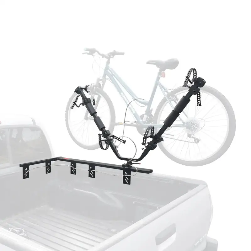 Let'S Go Aero Half Nelson V-Rack – 2-Bike Truck Bed Mount With Channel Mounting System 1