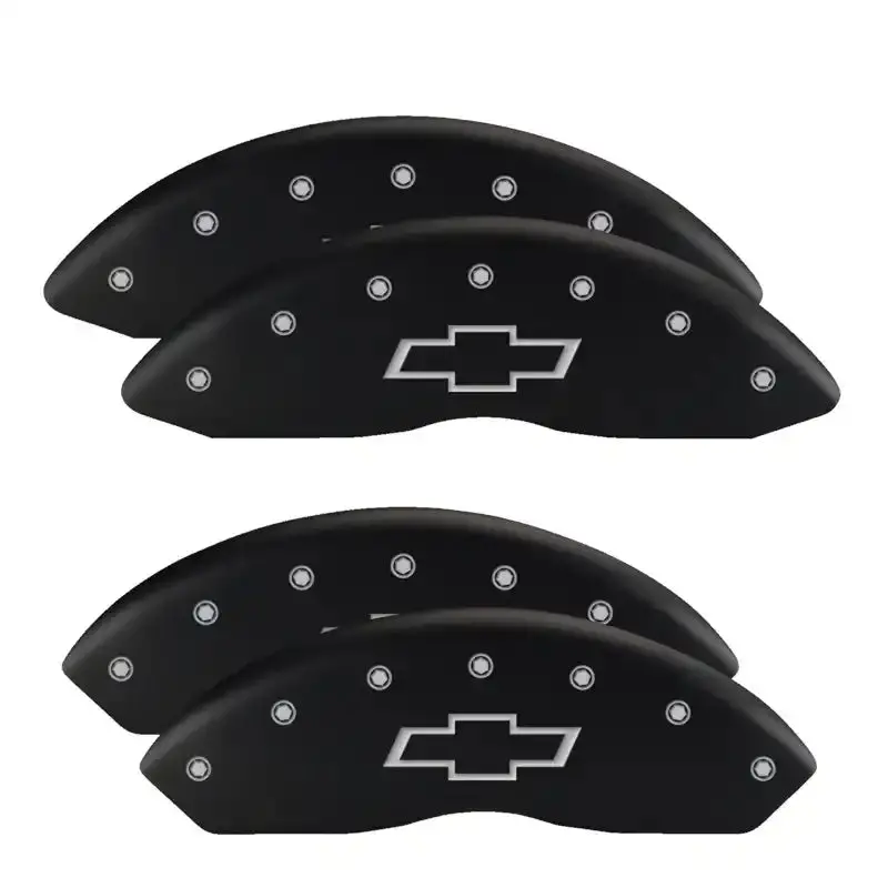 Mgp Caliper Covers – 4-Piece Engraved Set With Ssr Red Finish & Silver Chrome Detailing 1