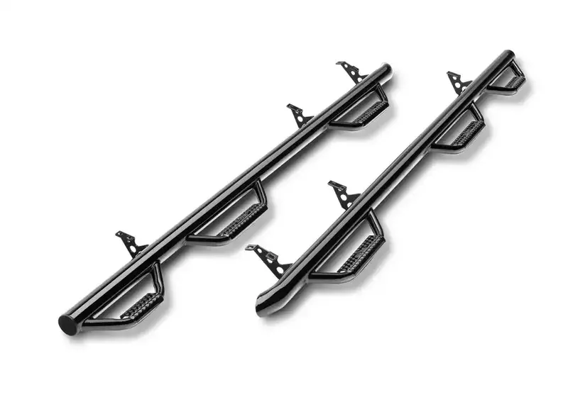 N-Fab D0289Qc-6 Full-Length Nerf Step With Bed Access – Gloss Black, Fits 2002–2008 Ram 1500 & 2002–2009 Ram 2500/3500 (6'4" Bed) 1
