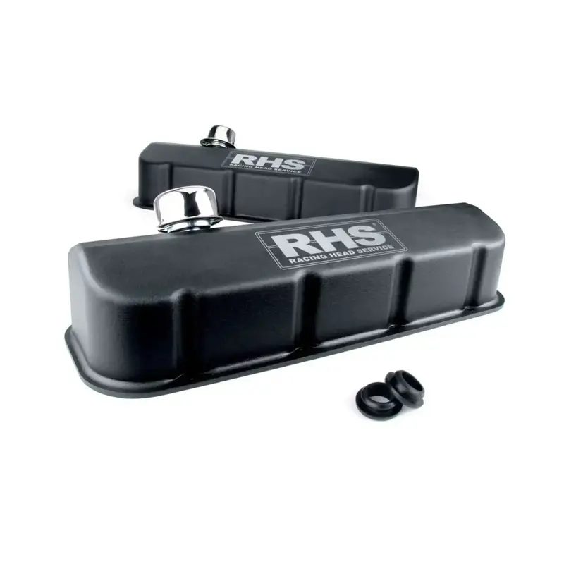 Racing Head Service (Rhs) Vc-11000 Etched Aluminum Valve Covers For Big Block Chevrolet Engines 1