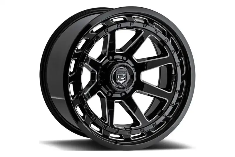 Rough Country 754Bm-2120544 Off-Road Alloy Wheel – 17X9, 5X139.7, Matte Black Finish 1