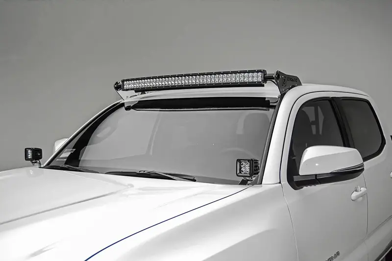 T-Rex Z369401 A-Pillar Led Light Bar Mounting Brackets – Hood Hinge Style Pod 1