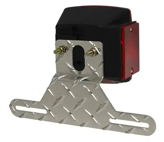 Universal License Plate Mounting Bracket – Durable Steel Construction With Hardware 1