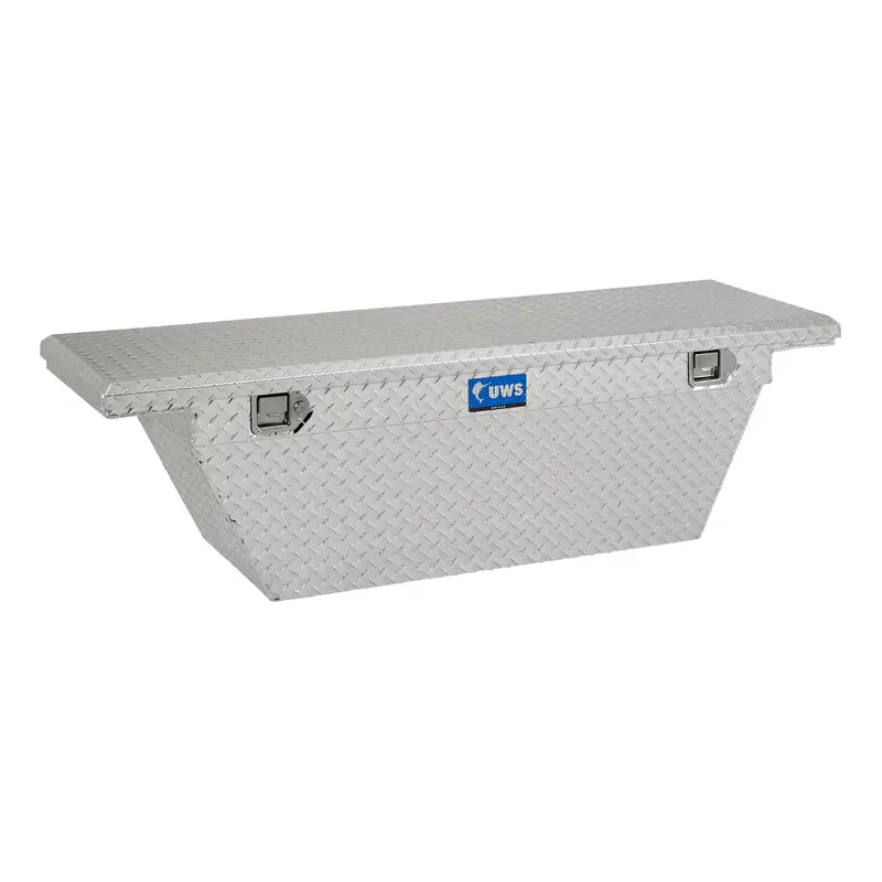 Uws Ec10741 Heavy-Duty Aluminum Crossover Toolbox – 63" Deep, Angled Low-Profile Design 1