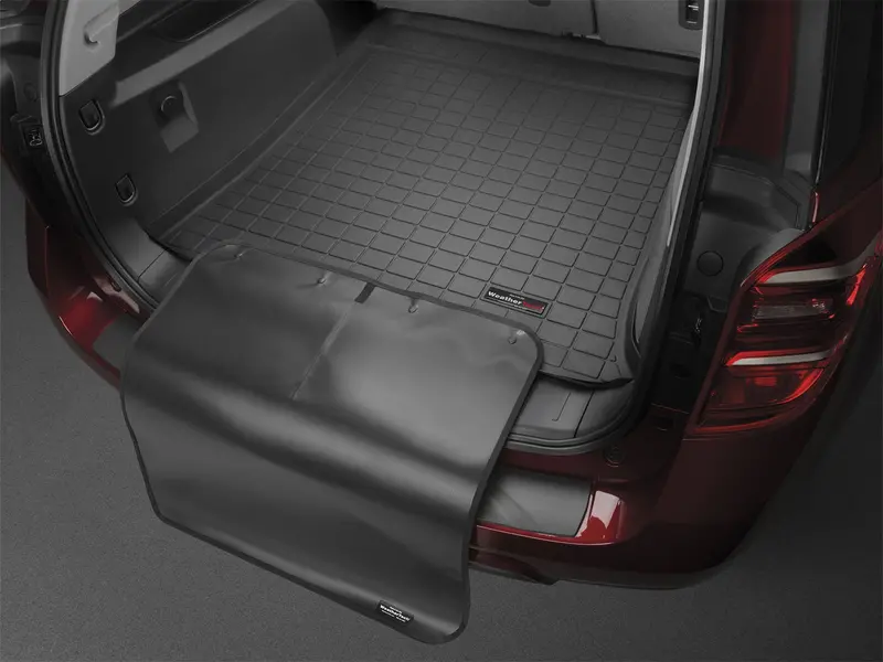 Weathertech Cargo Liner With Bumper Protector – Black, Upper-Cargo Area Fit For Suvs And Trucks 1