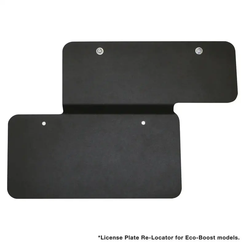 Westin 32-0065 Bull Bar License Plate Relocator – Bottom-Mount Black Finish Bracket 1